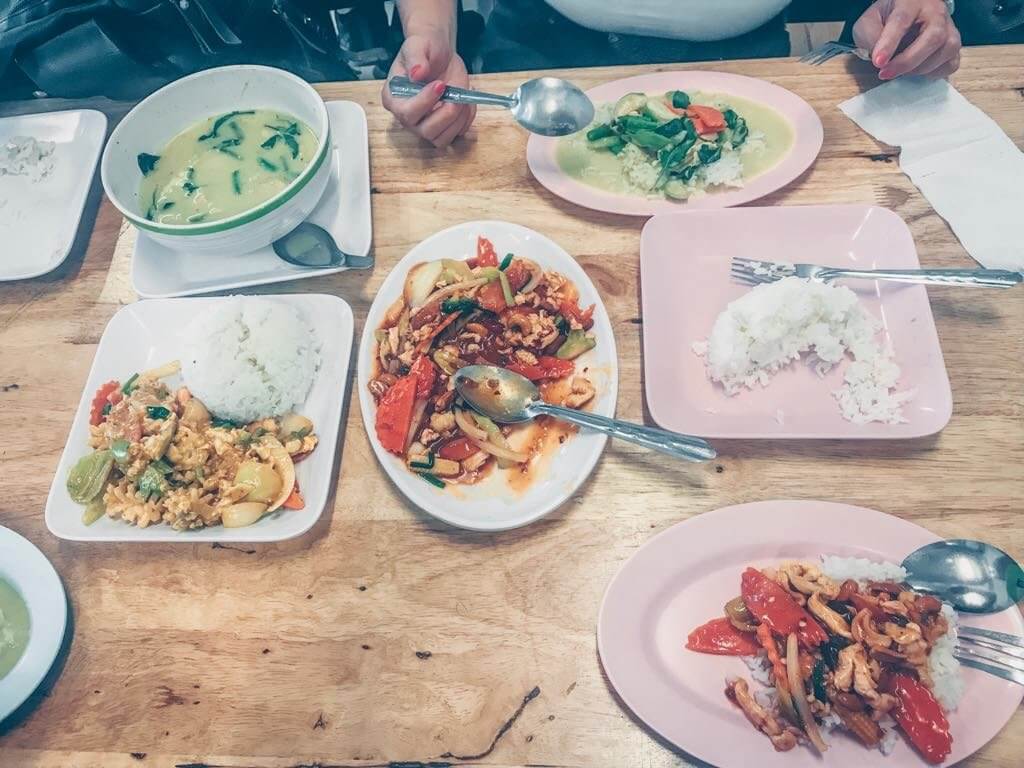 Fill table of Thai Food