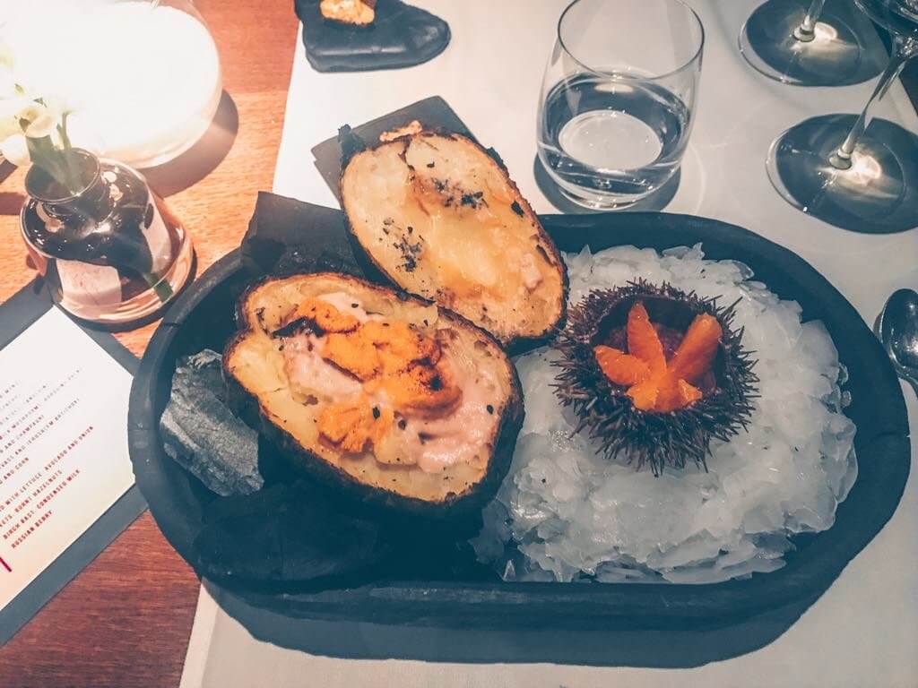 White_Rabbit_Sea Urchin and potatoes